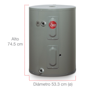 Calentador de agua depósito eléctrico 114 LTS. 127Volts